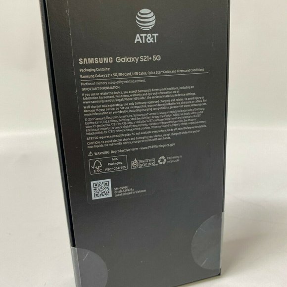 Samsung Electronics Samsung Galaxy S21 5G | Factory Unlocked Android Cell Phone - Picture 2 of 2